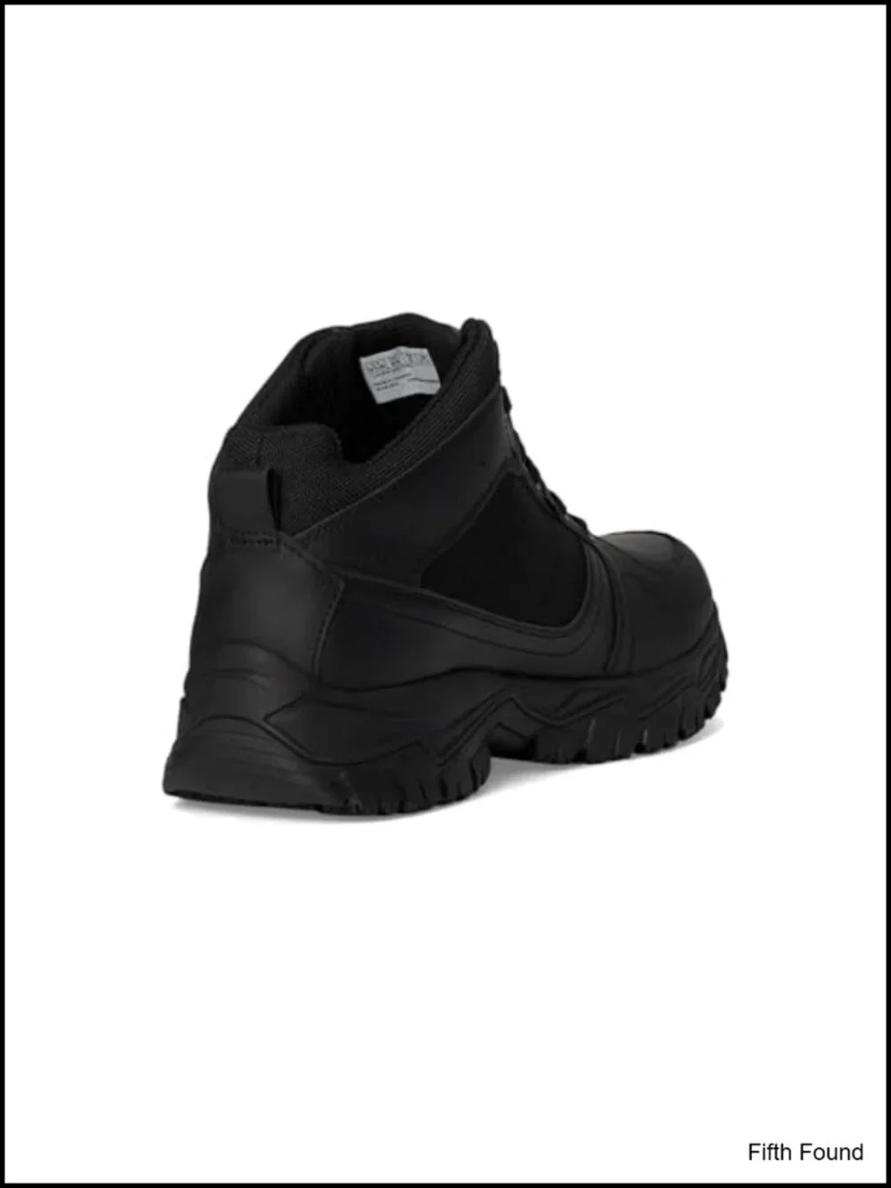 Men's Slip-Resistant Lace-Up Work Boot with Memory Foam